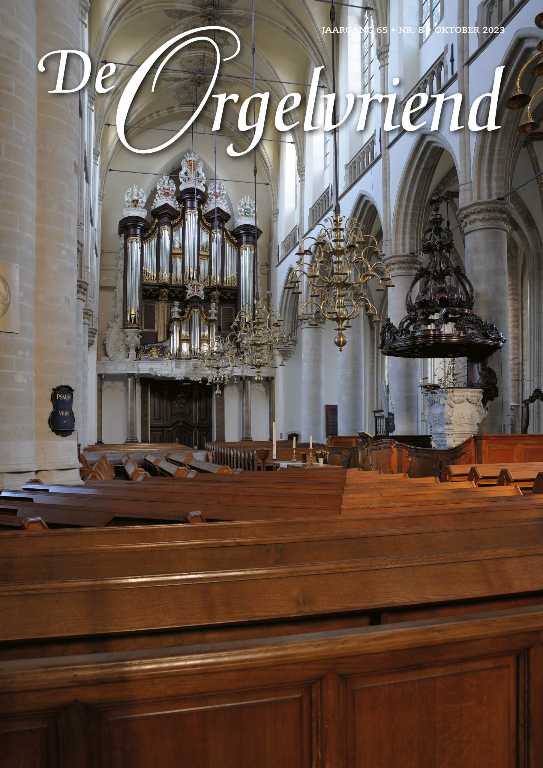 Omslag oktobernummer De Orgelvriend
