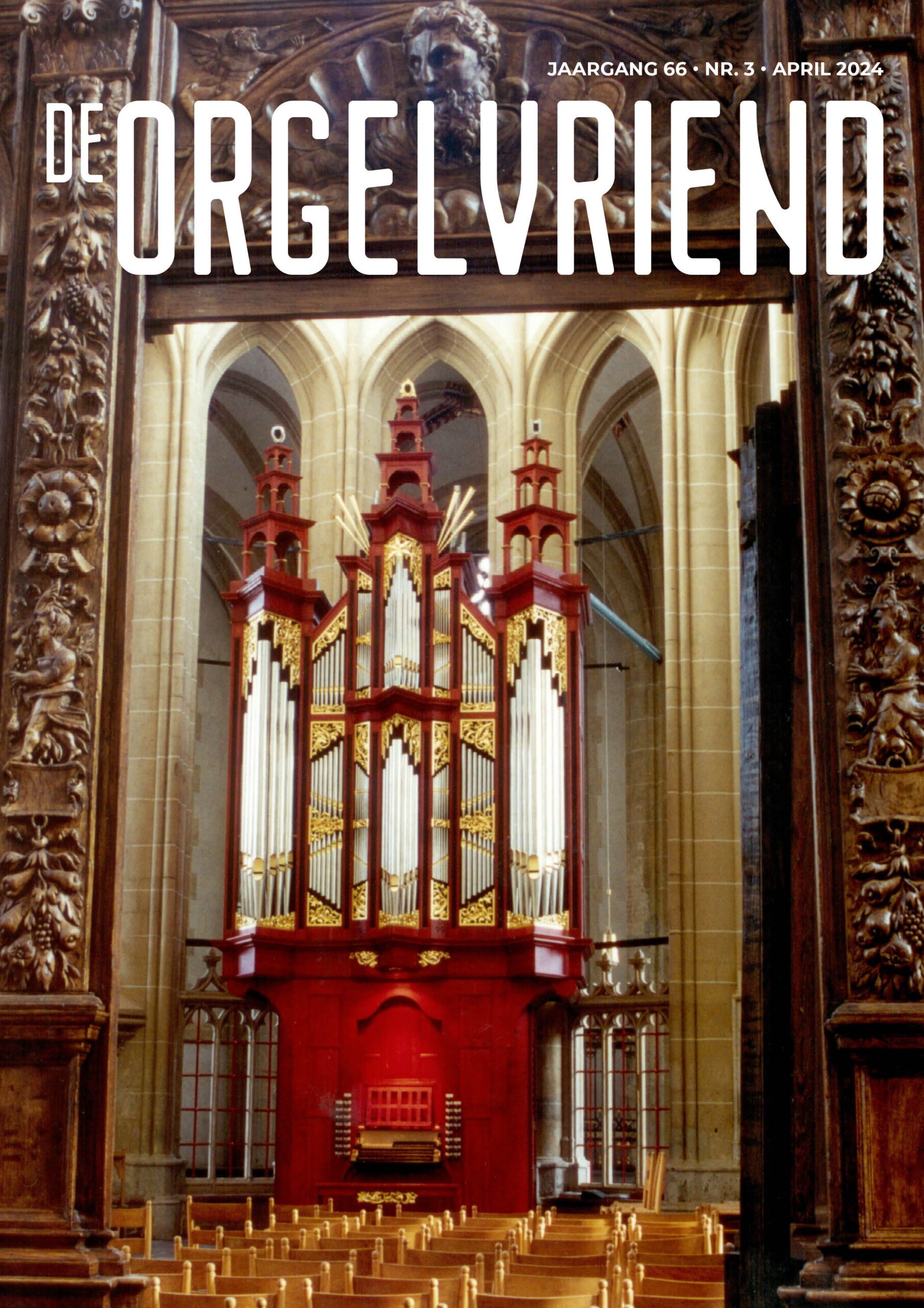 Omslag van tijdschrift De Orgelvriend