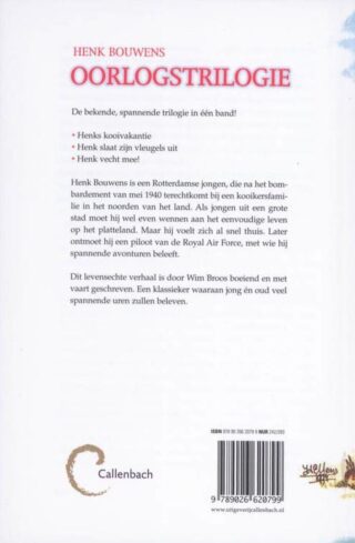 Henk Bouwens oorlogstrilogie - achterkant