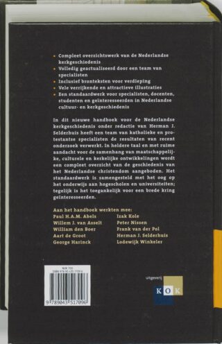 Handboek Nederlandse Kerkgeschiedenis - achterkant