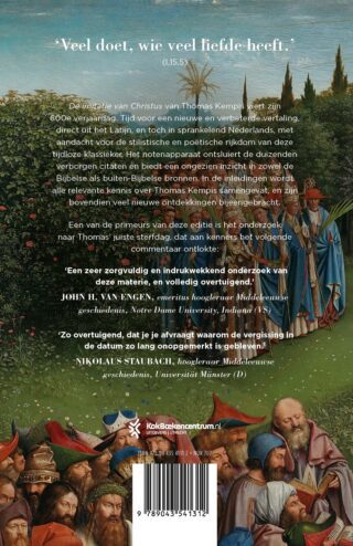 De imitatie van Christus - achterkant