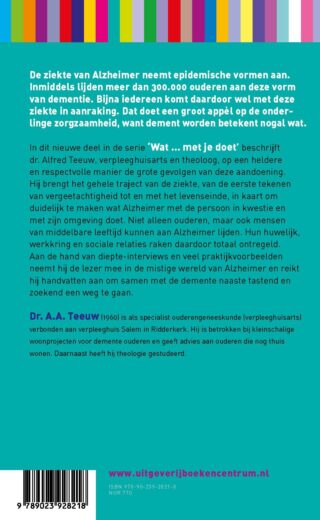 Wat Alzheimer met je doet - achterkant