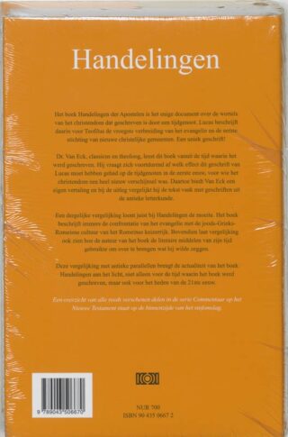 Handelingen - achterkant