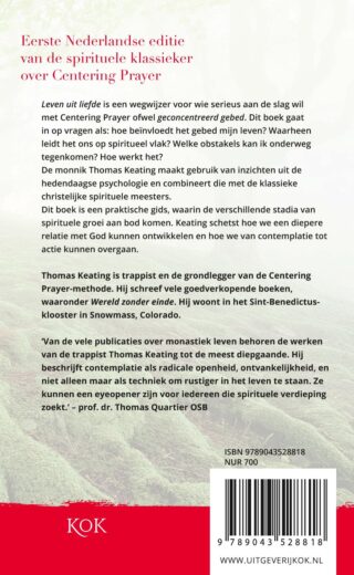 Leven uit liefde - achterkant