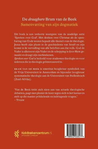 Spreken over God - achterkant