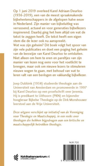 De tekst mag het zeggen - achterkant