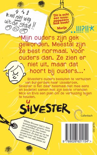 Silvester en de bizarre verhuizing - achterkant