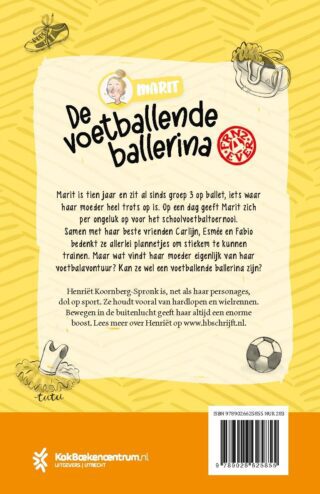De voetballende ballerina - achterkant