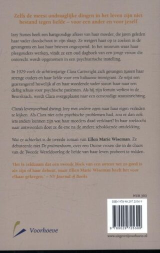 Wat ze achterliet - achterkant