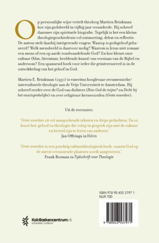 Hoe mijn God veranderde - achterkant