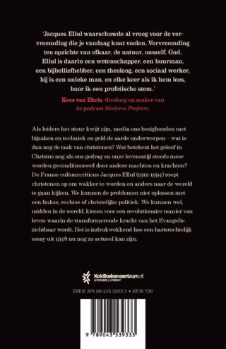 Staan in de wereld van nu - achterkant