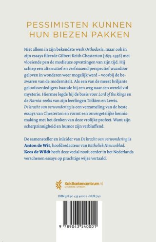 De kracht van verwondering - achterkant