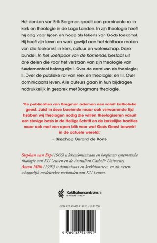 In het voetspoor van de komende - achterkant