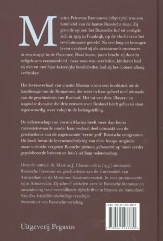 Een keizerlijke vluchtelinge - achterkant