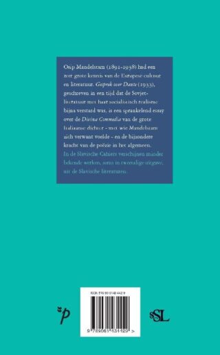 Gesprek over Dante - achterkant