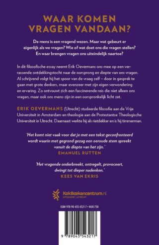 Waarom vragen we? - achterkant