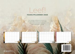 Leef! Familieplanner - achterkant