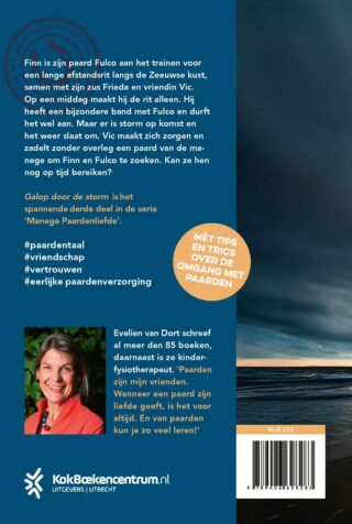 Galop door de storm - achterkant