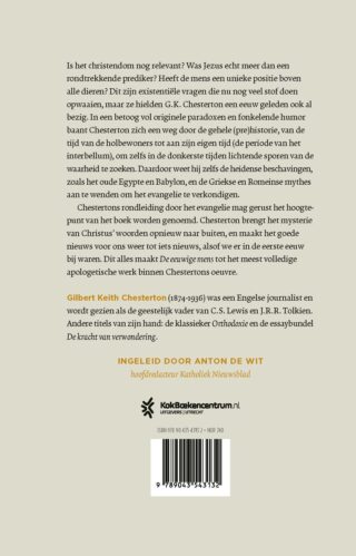 De eeuwige mens - achterkant