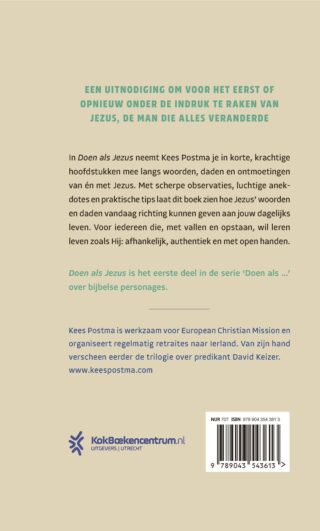 Doen als Jezus - achterkant